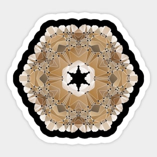 zen hexagon Sticker